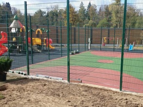 Забор на детскую площадку 50 метров фото в Лесном